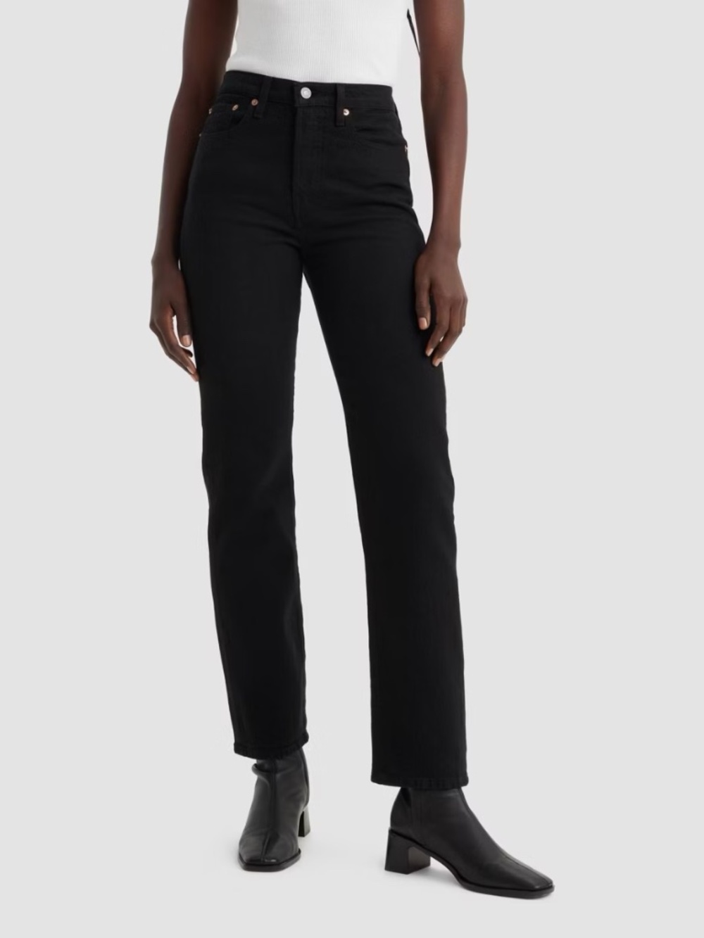 Levi's® Women's High-Rise Wedgie straight crop jeans